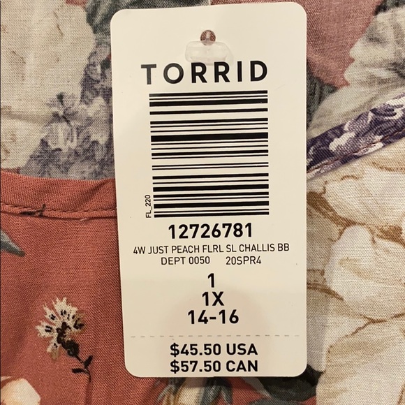 Torrid blouse - Picture 3 of 5